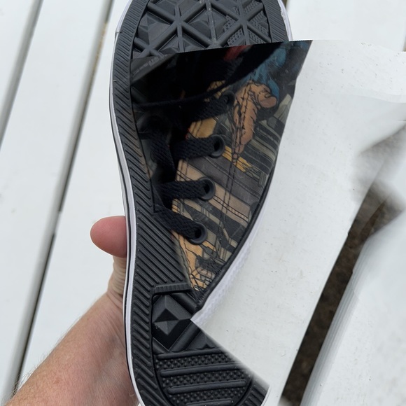 CONVERSE SUPERMAN TENNIS SHOES SIZE 9.5 BRAND NEW. DC COMICS - Picture 7 of 10